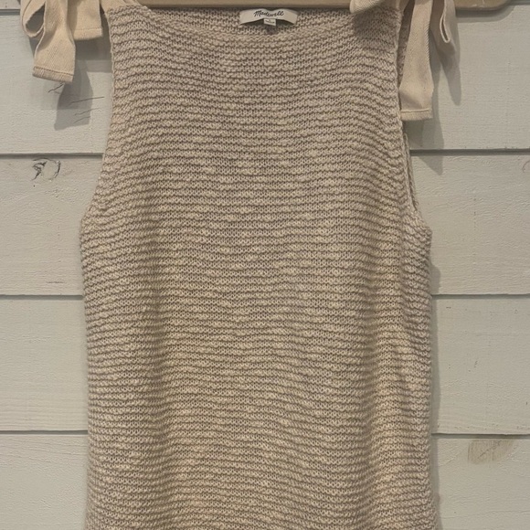 Madewell Highgate Tie Strap Sweater Tank Top Size Large . Great condition! - Picture 4 of 13